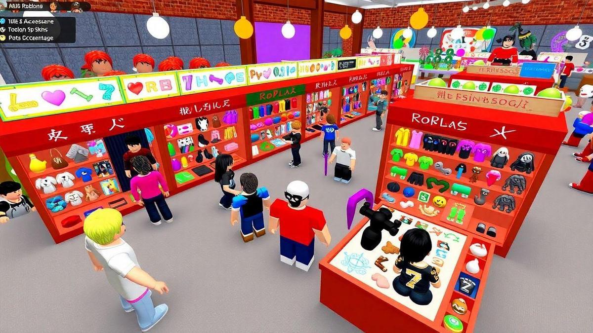O Mercado de Itens no Roblox O Mercado de Itens no Roblox