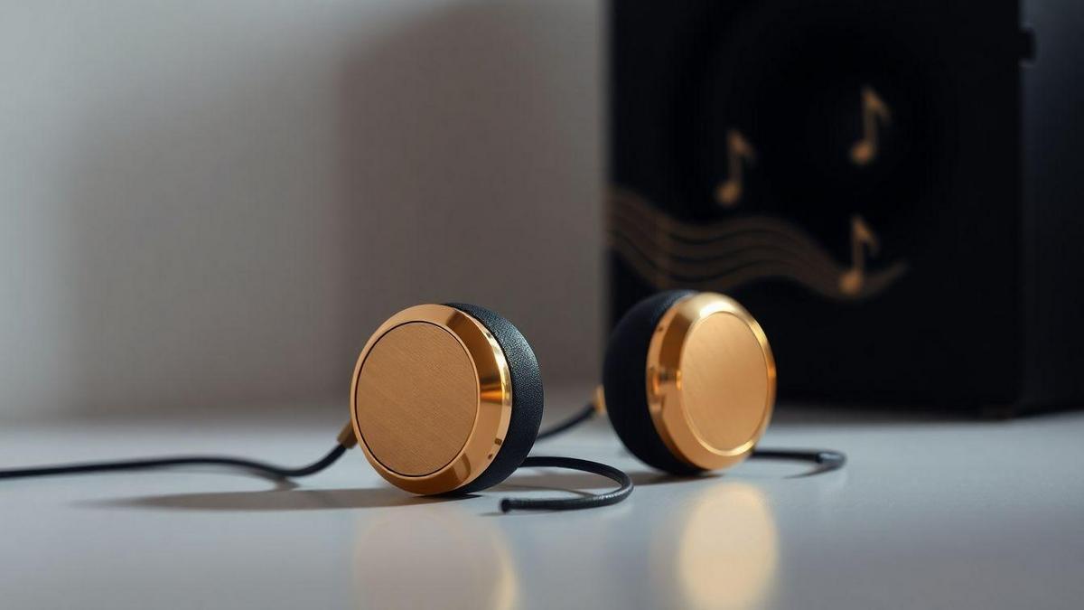Qualidade de Som dos Gold Clockwork Headphones Qualidade de Som dos Gold Clockwork Headphones