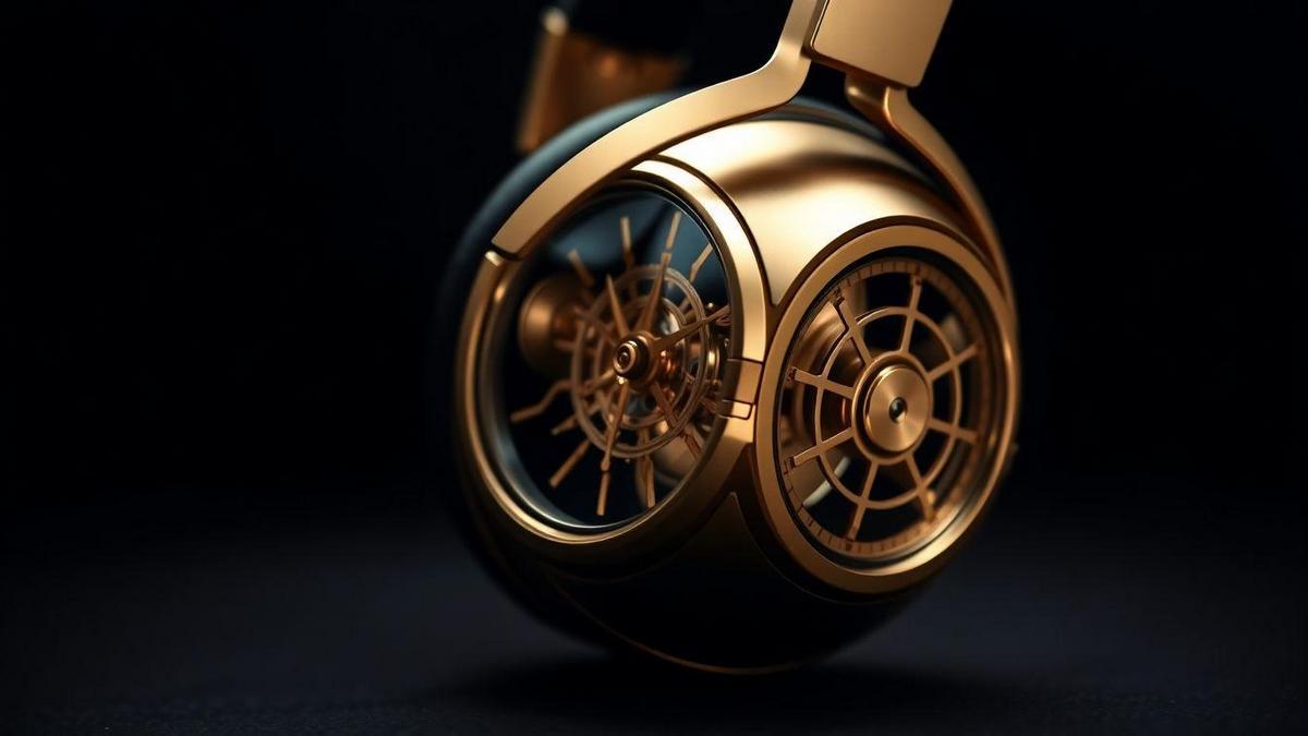 Tecnologia de Áudio nos Gold Clockwork Headphones Tecnologia de Áudio nos Gold Clockwork Headphones